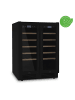 Les Petits Champs Weinkühlschrank 42 Flaschen CAVCEDB42 Schwarz, Energieklasse G,  Anti-UV, LED