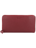 Esquire Peru Geldbörse RFID Schutz Leder 19 cm rot