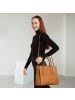 Florence Florence Handtasche Leder tan, hellbraun ca. 32cm