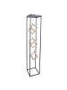 näve LED Stehleuchte "TRIPOLIS" in schwarz - (L)26 cm x (B)26 cm x (H)140 cm - EEK G