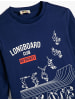 KOTON T-shirt in Saks Blau