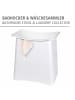 Wenko 2in1 Hocker Wing Weiß, 2in1 Hocker Mod. Wing Weiß in Weiß