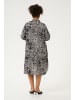 KAFFE curve Kleid KCmille Loose fit in Moonstruck / Black Animal