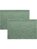Erwin Müller Jacquard, Baumwollmischung Tischset 2er-Pack Oberhausen in salbei