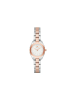Emporio Armani Uhr silber roségold elegante Bicolor Designer Uhr