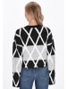IZIA Women Sweater in black grey