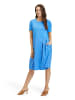 Vera Mont Sommerkleid mit Kellerfalten in Summer Blue