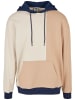 Urban Classics Urban Classics Herren Oversized Color Block Hoody in softseagrass/unionbeige