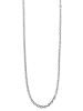 Adeliás Unisex Halskette – Ankerkette aus Edelstahl 90 cm in silber