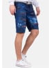 Cipo & Baxx Herren Regular Fit Shorts Stonewashed in Blue