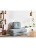Beliani Schlafsofa OLDEN in Blau - (W) 81 x (H) 54 x (L) 91 cm