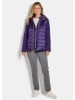 GOLDNER Sportive Steppjacke mit Kapuze in lila