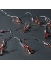 Butlers LED-Lichterkette CLIP COUTURE in Roségold
