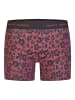 Happy Shorts Boxer Jersey in schwarz, bordeaux