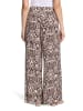 CARTOON Palazzo-Hose mit Gummizug in Patch Brown/Cream