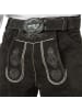 tectake Lederhose Jannis in schwarz