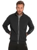 JP1880 Sweatjacke in schwarz