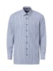 Andrew James Hemd in indigo weiß