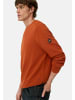 Camel Active Pullover aus reiner Baumwolle in Zimt