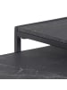 ebuy24 Couchtisch Infinity Schwarz 50 x 50 cm