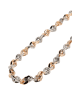 faina Women Chain Necklace in Rose Gold Silver
