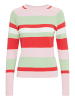 b. young Strickpullover langarm BYMMORLA Tight fit in Roseate Spoonbill Mix