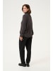 Kaffe Langarm-Bluse Trine Regular fit in Black Oyster