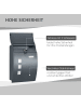 HOMCOM Briefkasten in Dunkelgrau 32L x 10B x 45H cm