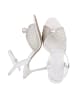 Ital-Design High-Heel Sandalette in Weiß
