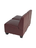 MCW Modular 2-Sitzer Sofa Moncalieri, Rot-braun, ohne Armlehnen
