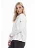 DreiMaster Vintage Damen Oversize Sweatshirt in Wollweiss