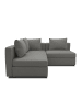 58 aufm Kessel GARTENLOUNGE Set 2 Bozhana mit Outdoorbezug in anthrazit