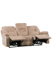 Beliani 3-Sitzer Sofa BERGEN in Beige - (W) 204 x (H) 101 x (L) 73 cm