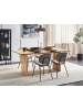 Beliani Esszimmertisch MOORA in Braun - (W) 90 x (H) 75 x (L) 180 cm