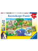 Ravensburger Tiere im Zoo. Puzzle 2 x 12 Teile