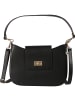 Florence Florence Schultertasche Leder schwarz ca. 28cm