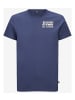 K-Way Odom Tshirt mit mehreren Schriftzügen in Marine