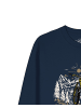 wat? Apparel Sweatshirt Mountainbike und Berge in Dunkelblau