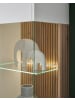 Furn.Design Wohnwand 3-teilig weiß matt, Eiche 285 cm, Wohnkombination mit Soft-Close