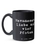 Mr. & Mrs. Panda Teetasse Spruch Havaneser Liebe mit Spruch in Schwarz