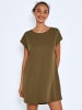 Noisy may Kurzarm Basic Mini Shirt Kleid NMMATHILDE in Olive