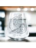 Mr. & Mrs. Panda Trinkglas Sternzeichen Fische ohne Spruch in Transparent