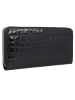 Esquire Nizza Geldbörse RFID Schutz Leder 18.5 cm schwarz