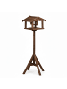 relaxdays Vogelfutterhaus in Braun - (B)50 x (H)117 x (T)50 cm