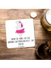 Mr. & Mrs. Panda Bierdeckel Einhorn Ballerina mit Spruch in Weiß