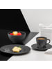 Villeroy & Boch 4er Set Frühstücks-Set Manufacture Rock – Mickey Mouse schwarz in schwarz