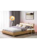 Beliani Doppelbett mit LED PARIS in Gold/Silber - (W) 175 x (H) 83 x (L) 228 cm