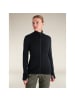 icebreaker Kleider Mer 260 Quantum IV LS Zip in Schwarz01113