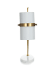 Kayoom Tischlampe Novum 210 in weiß - gold