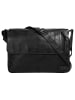 SPIKES & SPARROW Messenger echt Leder in schwarz